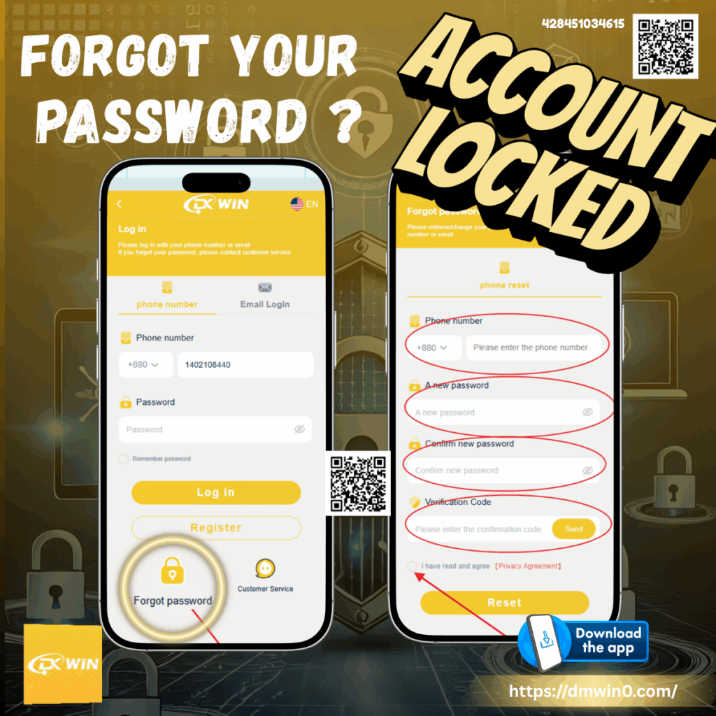 DKWIN Account Locked